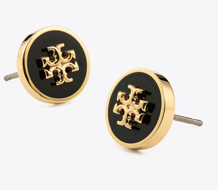 Enamel Circle Stud